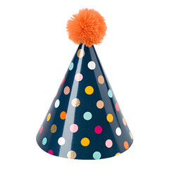birthday party hat isolated on transparent background png