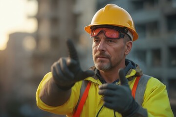 portrait of a construction worker