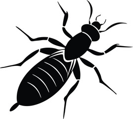  termite silhouette vector.