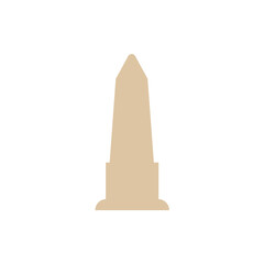 Monument icon symbol. Vector design elements 