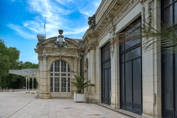 Vichy in France, the ancient opera in the center, Art nouveau building

