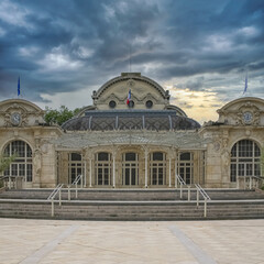 Vichy in France, the ancient opera in the center, Art nouveau building
