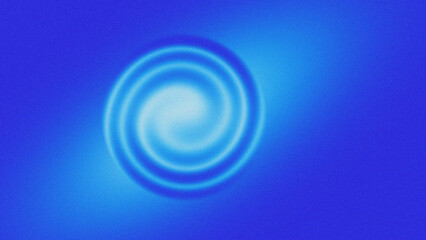 Abstract Blue Spiral Vortex with Glowing Light Effect on Gradient Background
