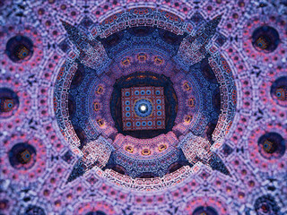 Abstract Background Image of a Fractal Design