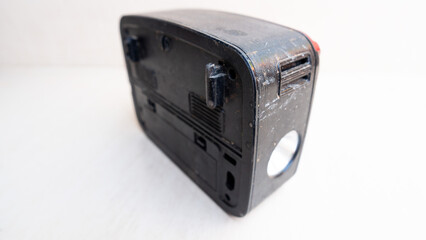 Old-fashioned retro radio with USB