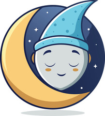 Obraz premium moon and rocket