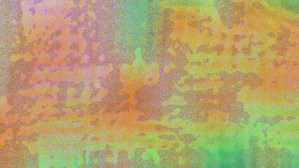 Abstract Pastel Texture Background With Green And Orange Hues
