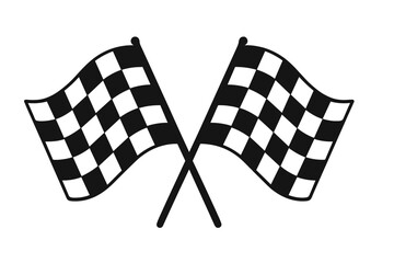 The goal has been reached by vector checkered flags, which are gradient free