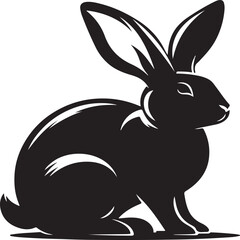 rabit vector sihouette 