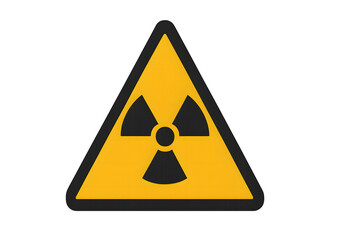 Obraz premium Radioactive Warning Sign – Radiation Hazard Symbol – Vector Graphic with Transparent Background