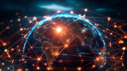 Obraz premium Supply chain disruptions forced companies to reconsider global dependencies.