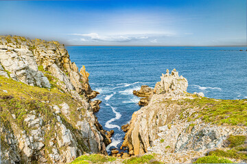 Camaret sur Mer in Crozon French South brittany Finistere