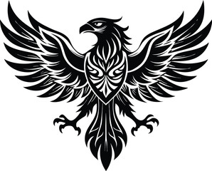 Decorative Eagle Vector Design, Eagle Bird Clipart