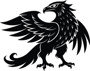 Decorative Eagle Vector Design, Eagle Bird Clipart