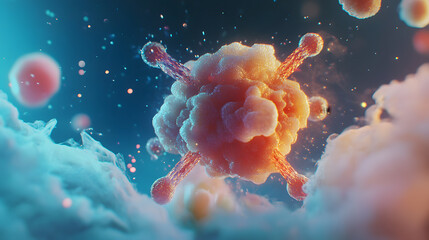 Virus-like Structure Amidst Cellular Environment