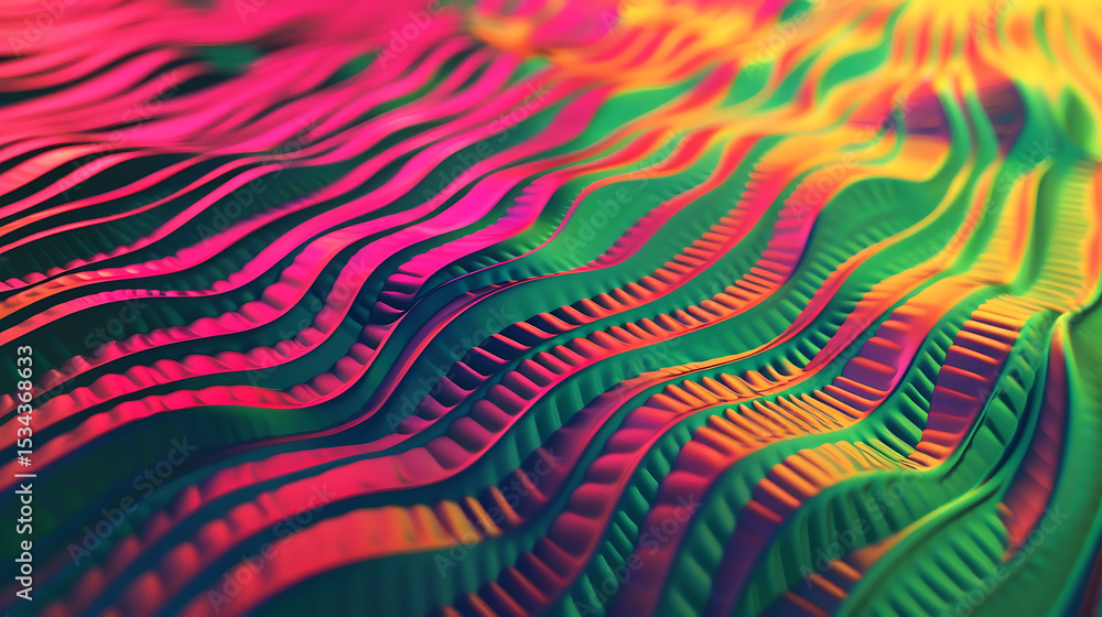 Fototapete a vibrant abstract background features colorful wavy lines creating a dynamic and modern texture wit