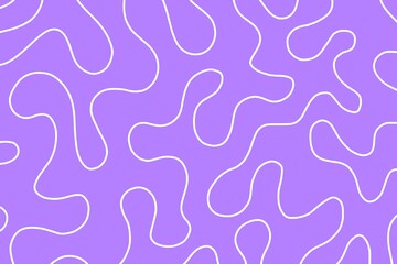 Abstract horizontal background with colorful waves. Trendy vector illustration. Purple background. Design for wallpaper, poster, cover, banner, card, print, textile,  children, baby, etc.