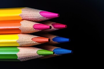 Close-up of colorful pencils (6)