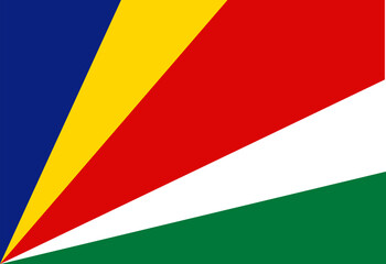Fototapeta premium Seychelles flag illustrator national