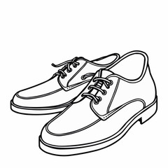 A pair of men's model shoes. 
