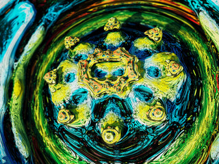 Colorful Abstract Fractal Design