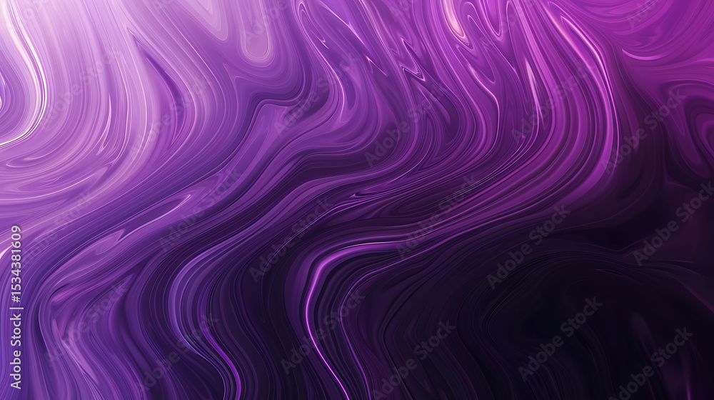 Leinwandbilder Abstract purple fluid art background with swirling patterns and gradients creating a mesmerizing and dynamic visual texture