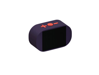 Bluetooth speaker icon 3d illustration render
