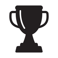 Trophy cup icon, victory cup icon. Trophy icon.