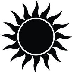 abstract sun vector illustration sunbeam, graphic, sunshine, shine, shiny, clip art, ray, heat, sunrise, weather, sunlight, sunny, sunburst, warm, sign, design, silhouette