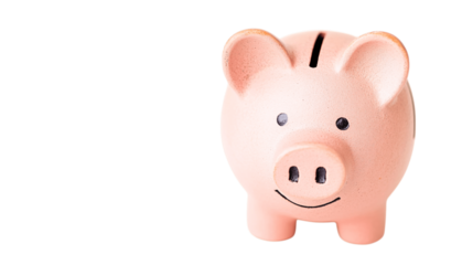 A ergonomic piggy bank, white background --ar 16:9