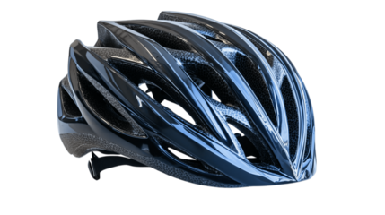 A insulated bike helmet, white background --ar 16:9