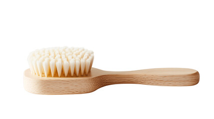 A minimalist scrub brush, white background --ar 16:9