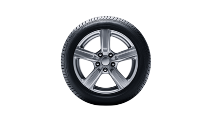 A portable car tire, white background --ar 16:9