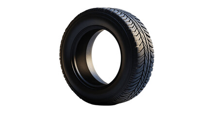 A portable car tire, white background --ar 16:9