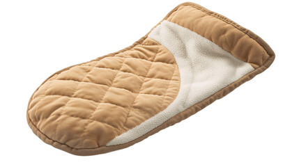 A portable oven mitt, white background --ar 16:9