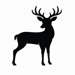deer silhouette vector
