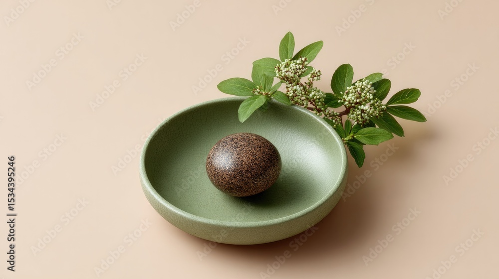 Poster single perfectly arranged culinary ingredient centered on clean and solid color backdrop provides 70