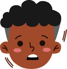 Kids scared expression 