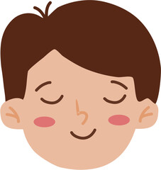 Kids calm expression 