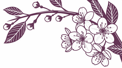 branch of cherry blossom