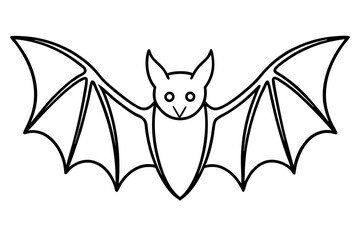 Minimalist Bat Sketch