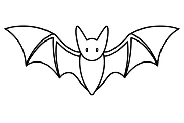 Minimalist Bat Sketch