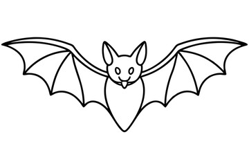 Minimalist Bat Sketch