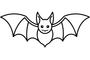 Minimalist Bat Sketch