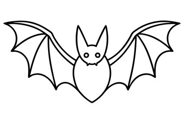 Minimalist Bat Sketch