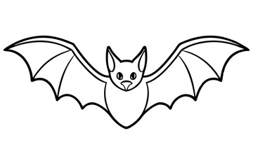 Minimalist Bat Sketch