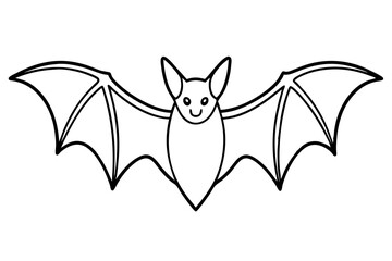 Minimalist Bat Sketch