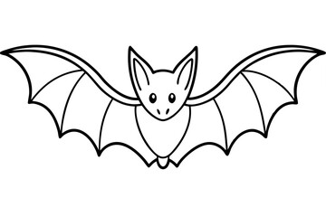 Minimalist Bat Sketch
