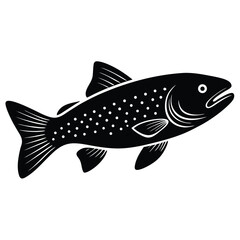 trout vector fish