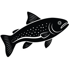 trout vector fish